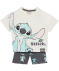 Stitch T-Shirt + Radlerhose offwhite