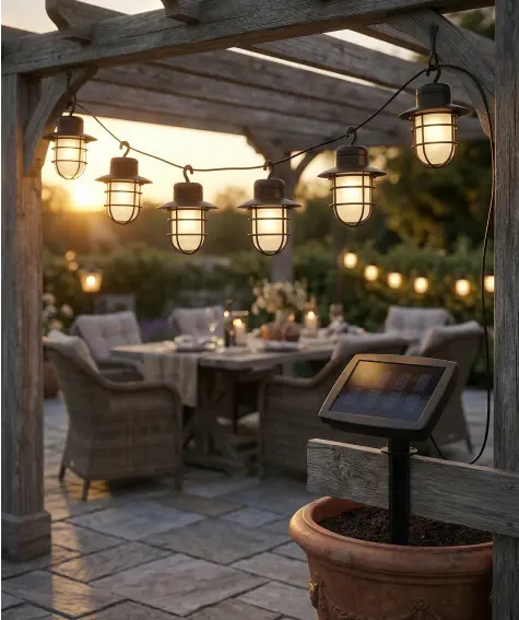 Łańcuch świetlny solarny