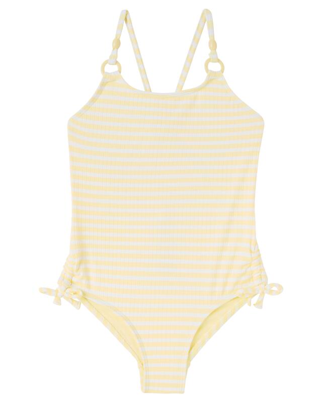 Maillot de bain fille, jaune clair — KiK, produit allemand authentique au Maroc