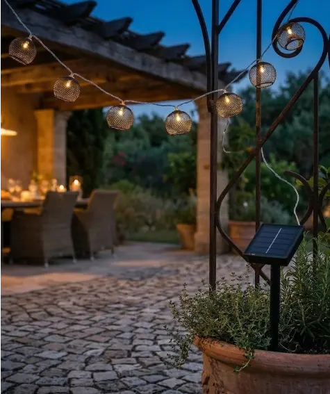 Łańcuch świetlny solarny