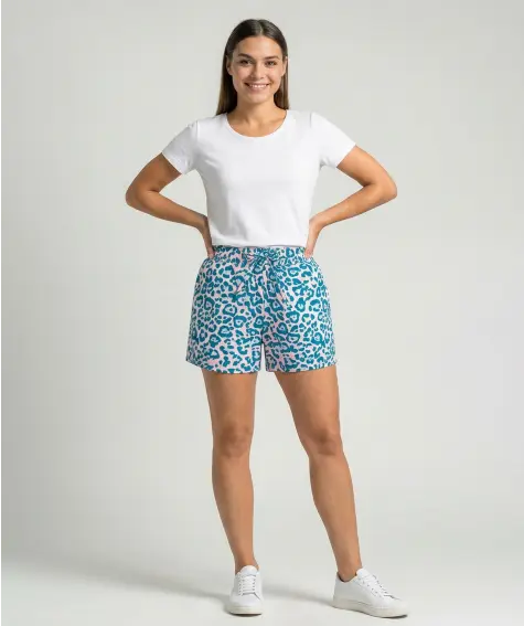 Musselin-Shorts Leo