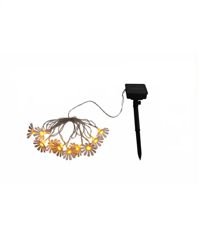 Solar-Lichterkette Gänseblümchen