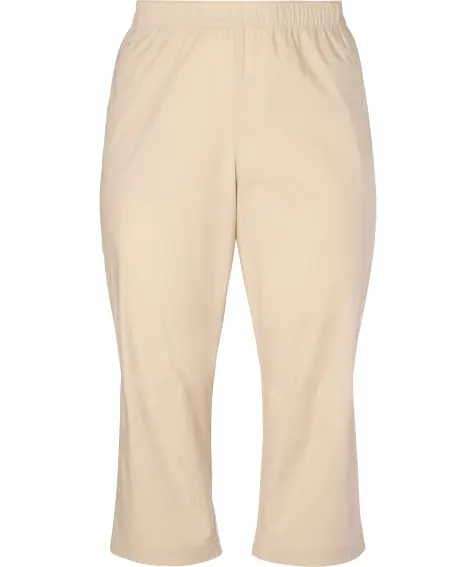 Lockere Hose aus Popeline