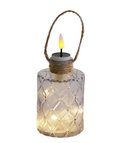 Solarleuchte Glaslaterne