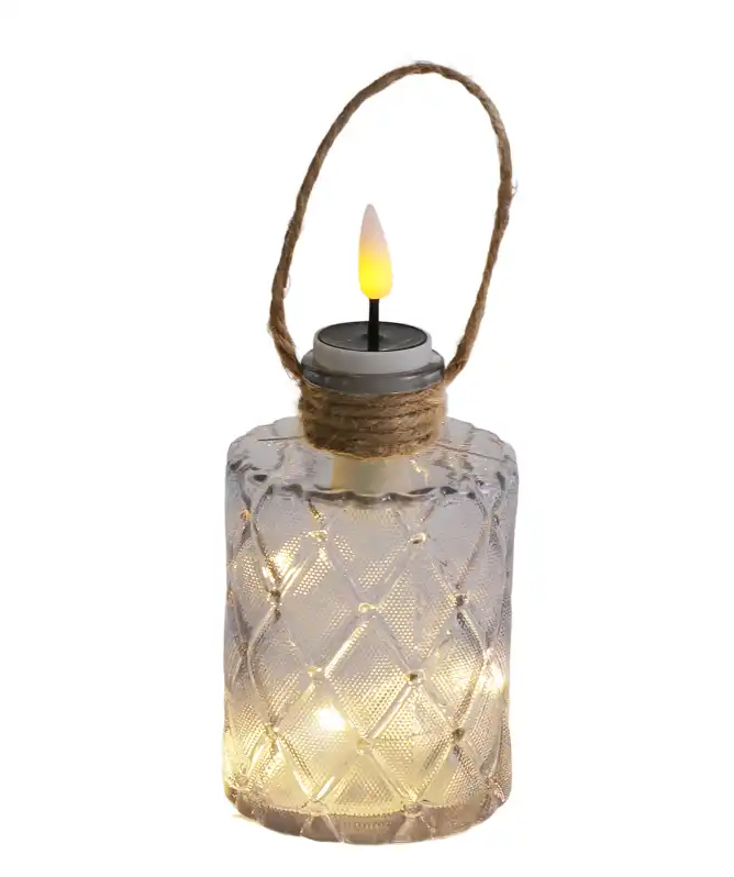 Solarleuchte Glaslaterne