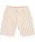 Bermudy w paski kremowy
