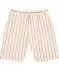 Bermudashorts mit Streifen creme