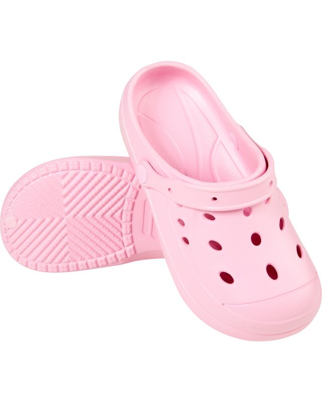 Clogs à enfiler femme, rose — KiK, produit allemand authentique au Maroc