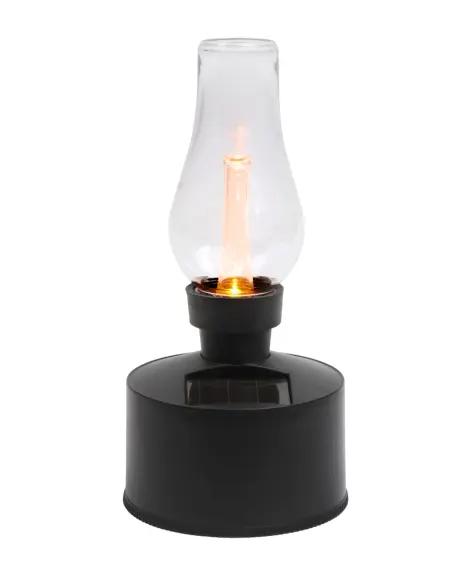 Solarleuchte mit Glasaufsatz