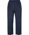 Broek van viscose donkerblauw