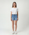 Jeans-Shorts aus Baumwolle jeansblau