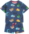 T-Shirt + Shorts blau