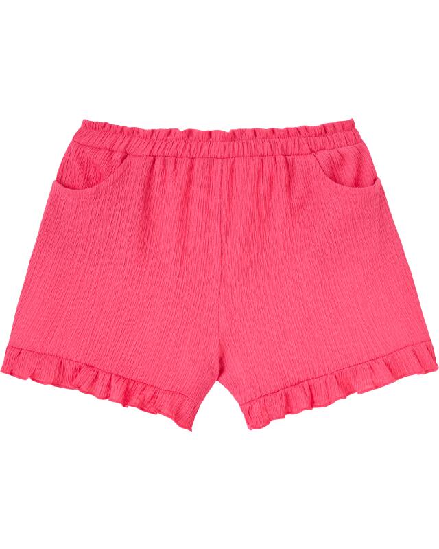 Short texturé fille, corail (KiK Strukturierte Shorts (koralle)) — KiK, produit allemand authentique au Maroc
