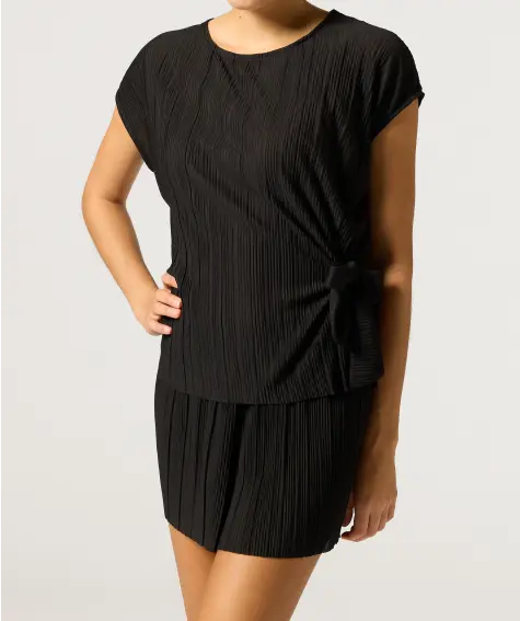 T-Shirt mit Schleife