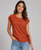T-Shirt mit Schleife rostbraun