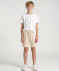 Joggingshorts in Bermudalänge anthrazit/beige