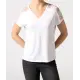 Shirt mit Spitzeneinsätzen