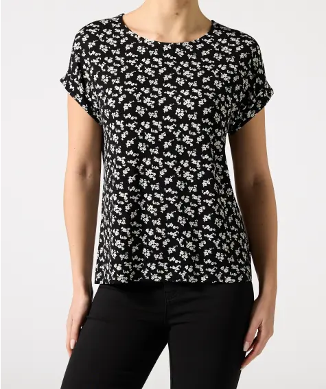 Geblümtes T-Shirt