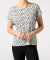 T-shirt met bloemen wit