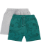 Sweatshorts Dinos grau/grün