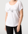 T-Shirt mit Tunnelzug weiß