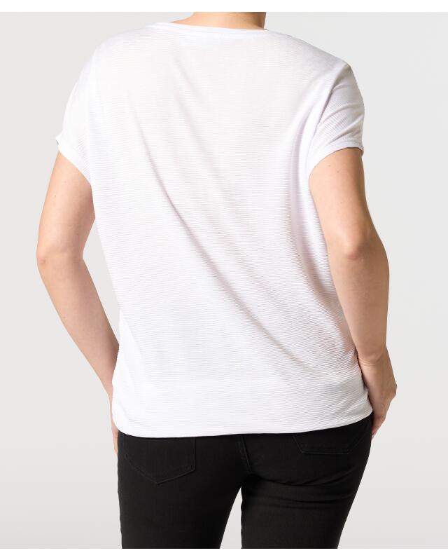 تيشيرت بحبل تضييق للنساء، أبيض (KiK T-Shirt mit Tunnelzug (weiß)) — KiK, منتج ألماني أصلي في المغرب