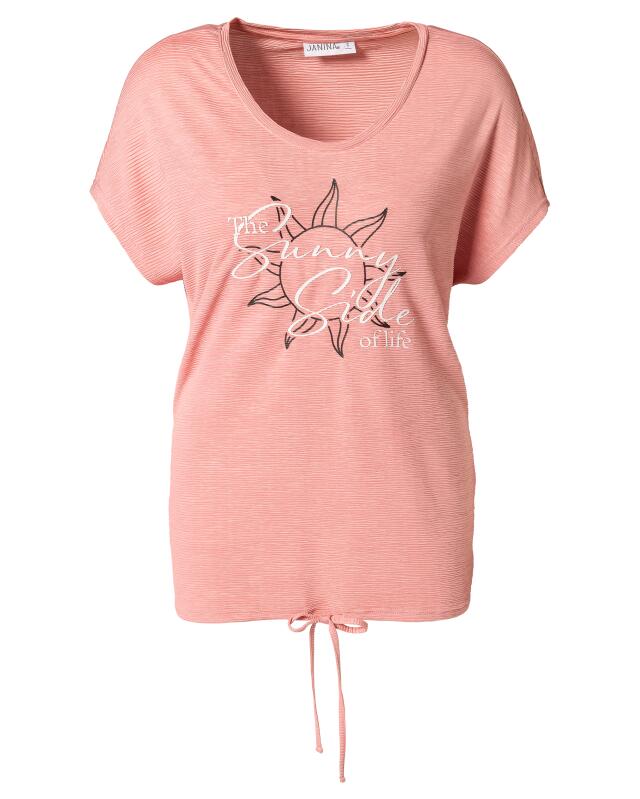 T-shirt à cordon de serrage femme, rose clair (KiK T-Shirt mit Tunnelzug (hellrosa)) — KiK, produit allemand authentique au Maroc