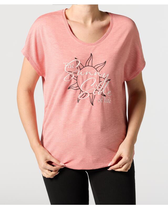 T-shirt à cordon de serrage femme, rose clair (KiK T-Shirt mit Tunnelzug (hellrosa)) — KiK, produit allemand authentique au Maroc