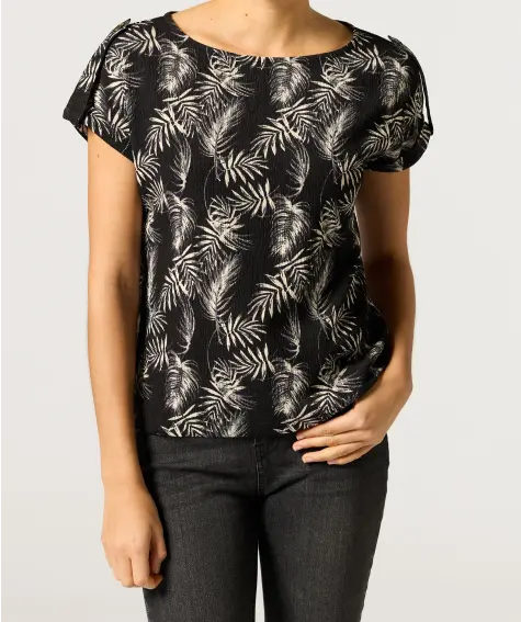 T-Shirt mit Struktur