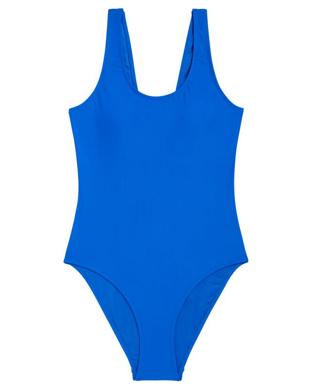 Maillot de bain simple femme, bleu (KiK Schlichter Badeanzug (blau)) — KiK, produit allemand authentique au Maroc