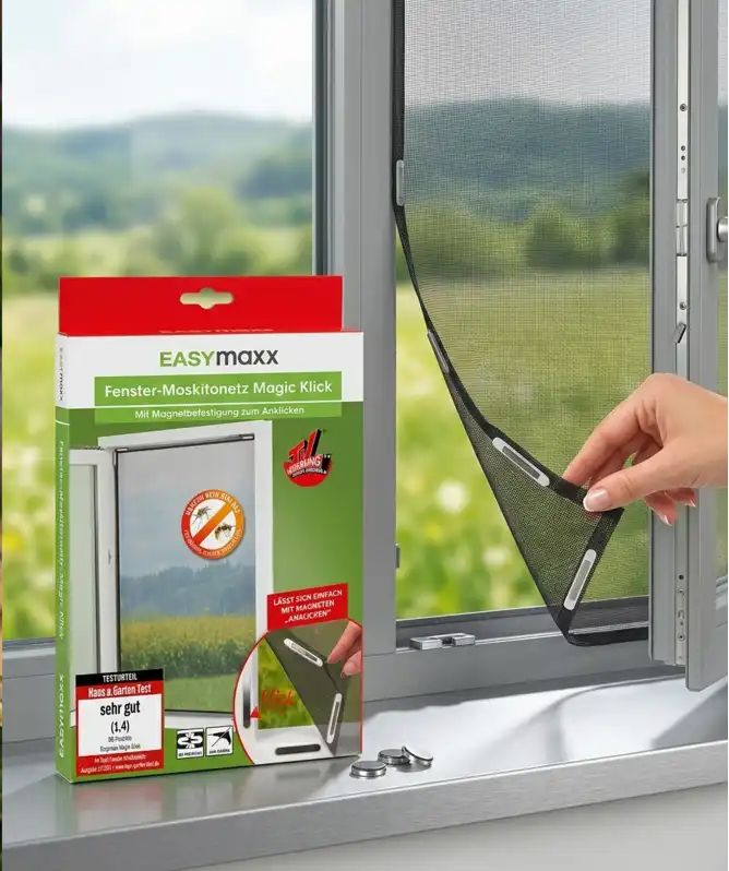 Fenster-Moskitonetz Magic Klick