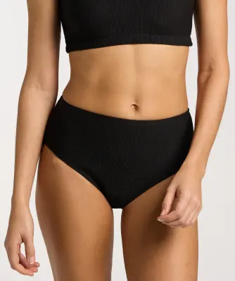 Bikinislip met hoge taille