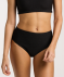 High-Waist Bikini-Slip schwarz