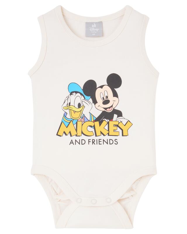 بودي Mickey & Friends للرضيع، أبيض كسري — KiK, منتج ألماني أصلي في المغرب