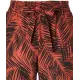 Pantalones de viscosa con cinturón para atar
