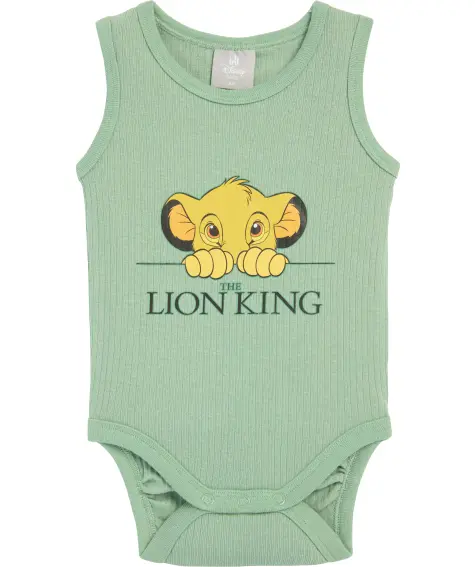 Ärmelloser Body in Khaki