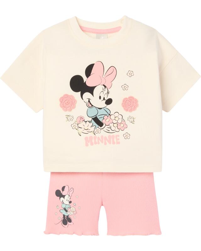 T-shirt + cycliste bébé fille, beige (KiK T-Shirt + Radlerhose (Beige)) — KiK, produit allemand authentique au Maroc