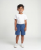 Sweatshorts in Bermudalänge blau