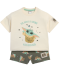The Mandalorian T-Shirt + Shorts hellgrün