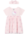Stirnband + Kleid rosa