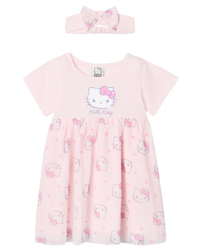 Bandeau + robe bébé fille, rose — KiK, produit allemand authentique au Maroc
