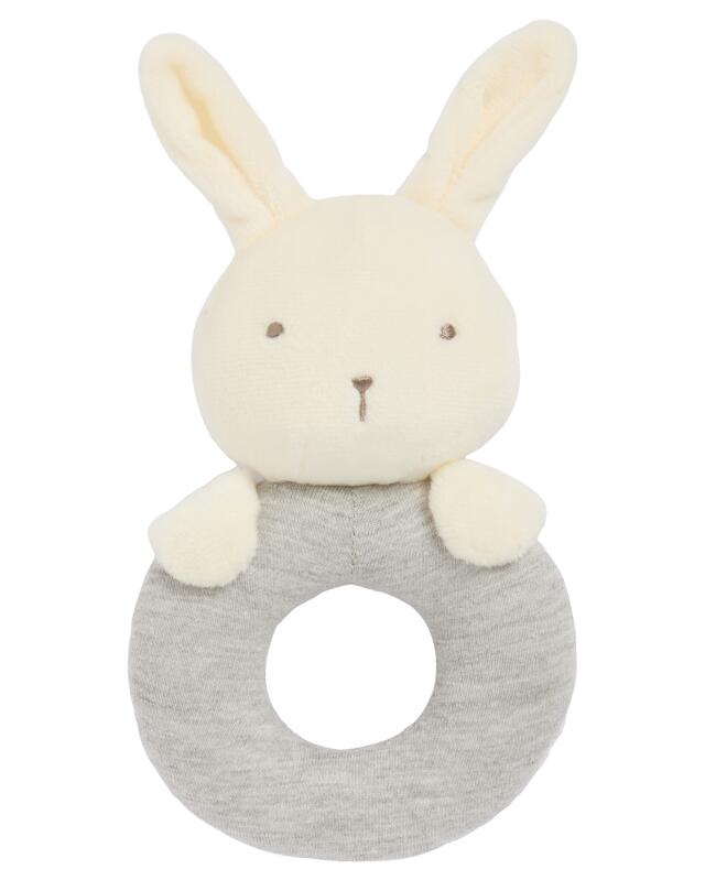 Cute rattle for baby boys, grey marl (KiK Süße Rassel (grau melange)) — KiK, authentic German product in Morocco