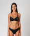 Triangel Bikini-Oberteil schwarz