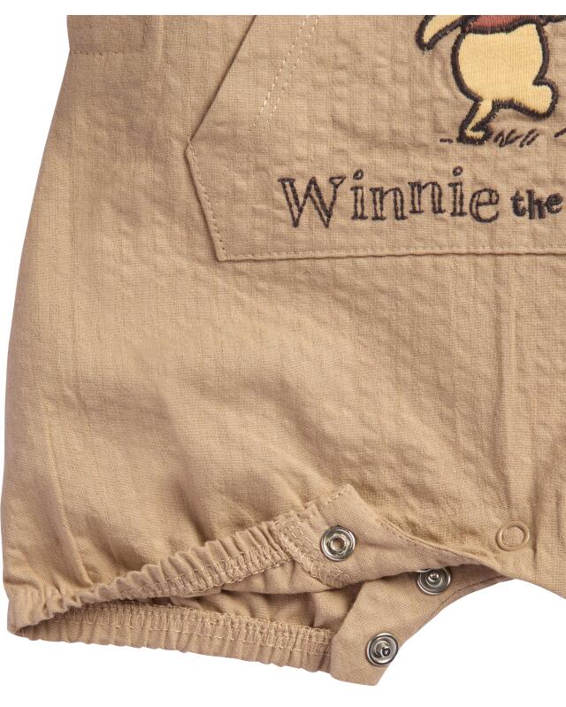 بودي حديثي الولادة + سالوبيت Winnie the Pooh للرضيع، إكرو (KiK Winnie-the-Pooh Newborn Body + Latzhose (naturfarben)) — KiK, منتج ألماني أصلي في المغرب