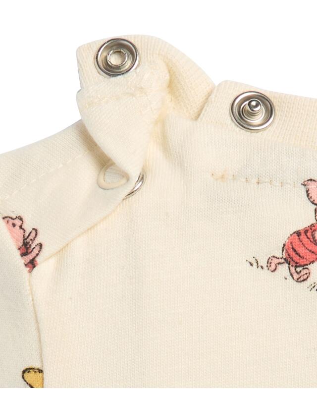 بودي حديثي الولادة + سالوبيت Winnie the Pooh للرضيع، إكرو (KiK Winnie-the-Pooh Newborn Body + Latzhose (naturfarben)) — KiK, منتج ألماني أصلي في المغرب