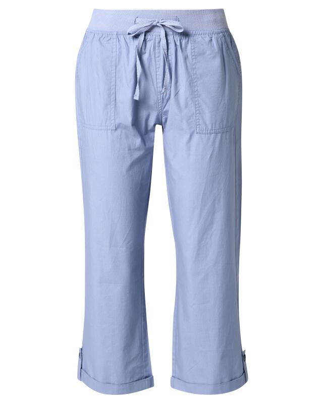 Pantalon longueur capri femme, bleu clair (KiK Hose in Caprilänge (hellblau)) — KiK, produit allemand authentique au Maroc