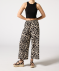 Culotte mit AOP schwarz bedruckt
