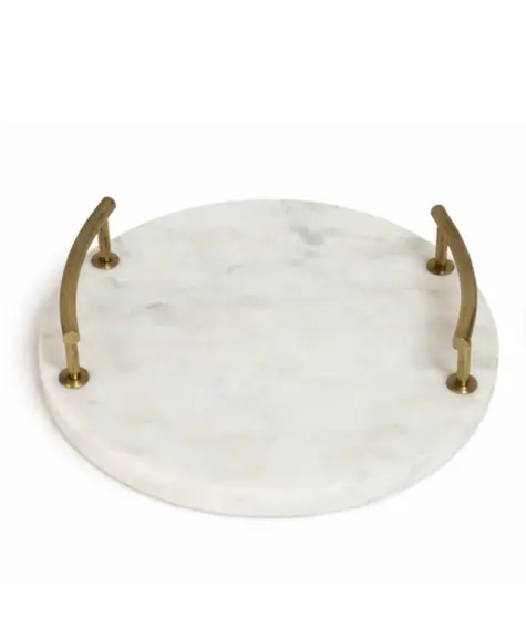 Dekotablett aus Marmor