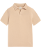 Kinder poloshirt korte mouw naturel