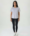 Meliertes Sport-Shirt grau melange